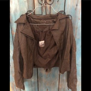 Leather jacket